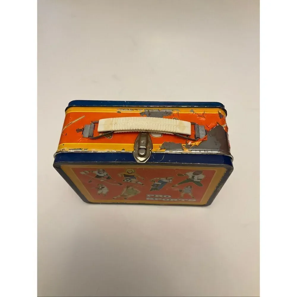 Vintage Pro Sports Metal Lunch Box